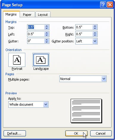 Create A Tri Fold Brochure In Microsoft Word How To Make On 2003