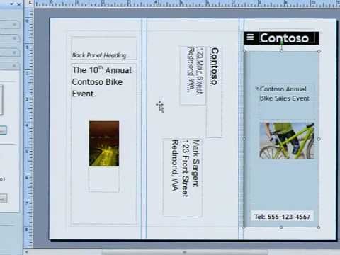 Creating Brochures That Sell With Microsoft Publisher 2007 YouTube Examples