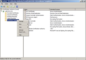 Creating OpsMgr 2012 Gateway Server Certificates SCCM Guy S Blog Duplicate Certificate Template