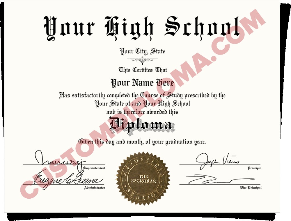 Custom Diploma Helps You To Create Your Own Fake International Make Certificate