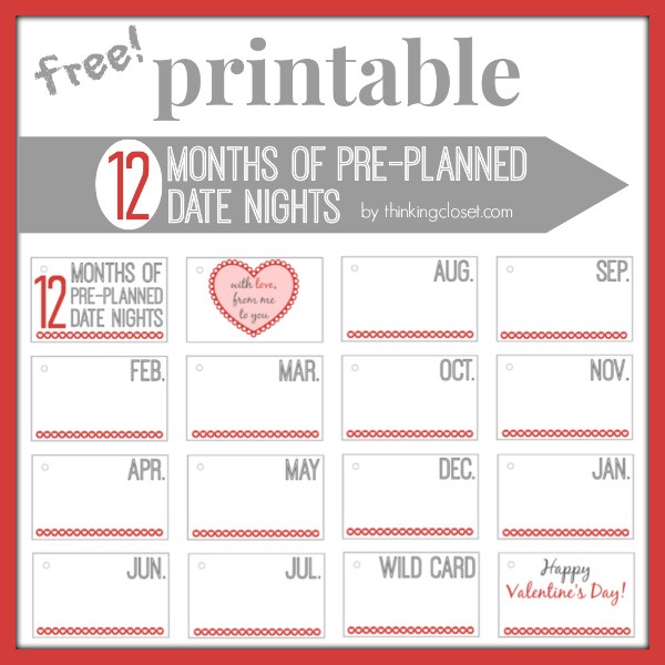 Date Night Coupons Ideas 30 Off Printable Certificate