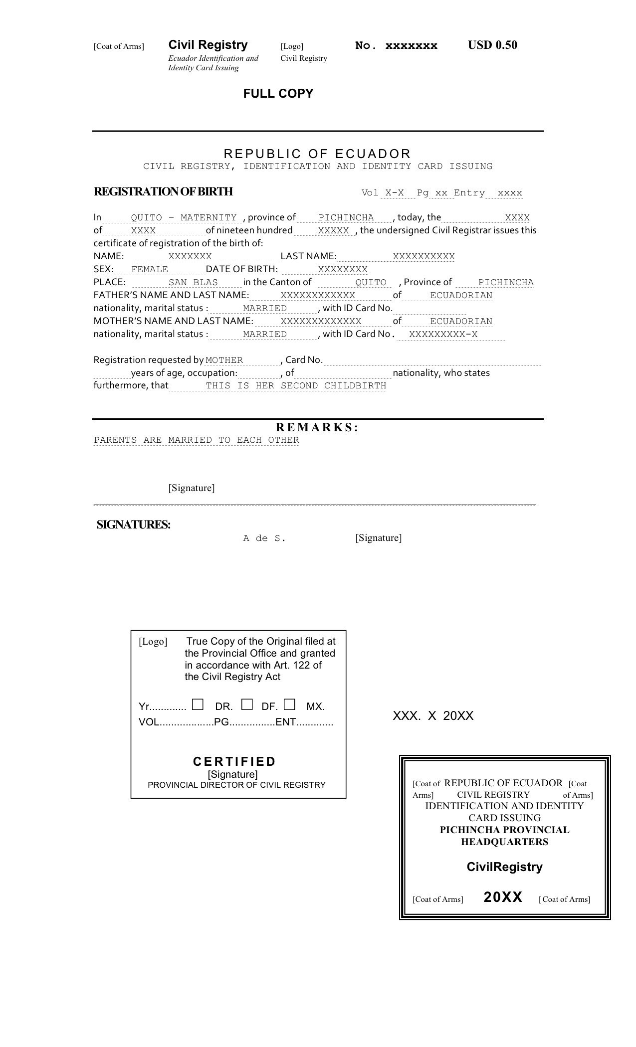 Death Certificate Translation From Spanish To English Sample Birth Template
