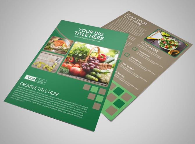 Diet Nutrition Experts Flyer Template MyCreativeShop Brochure