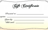 Dinner Gift Certificate Template Flybymedia Co Music