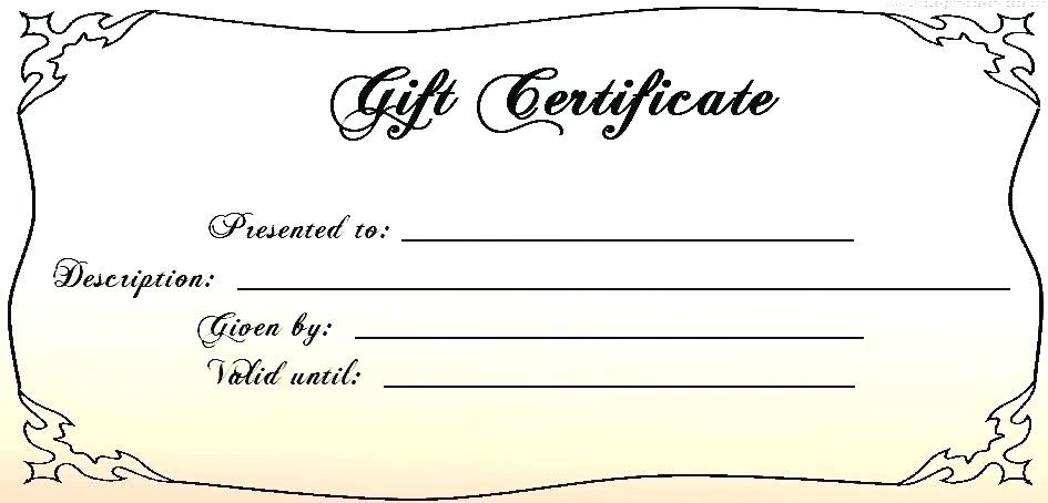Dinner Gift Certificate Template Flybymedia Co