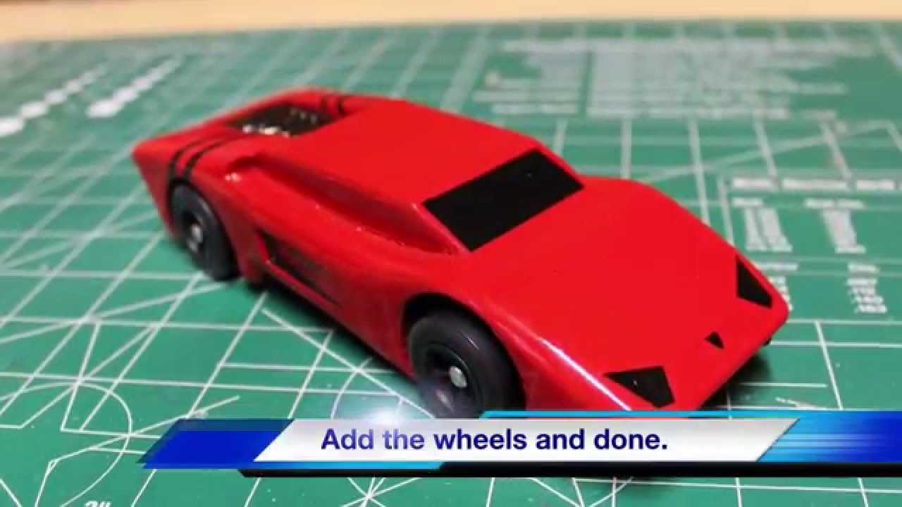 DIY Lamborghini Or Ferrari Pinewood Derby Car