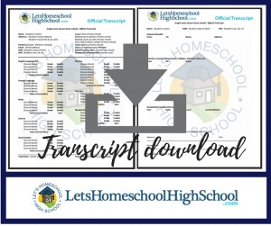 Download High School Transcript Template Com Free Homeschool