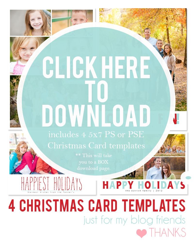 Downloadable Christmas Card Templates For Photos Free 2012