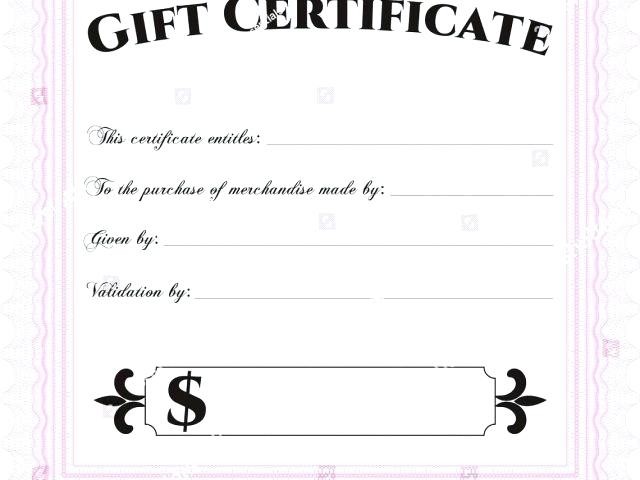 Gift Certificate Pedicure Template Word 21+ Gift Certificate