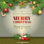 Elegant Merry Christmas Card Vector Free Download In Ai