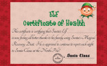 Elf Magical Recovery Kit Certificate Printable