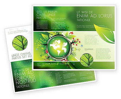 Environment Brochure Template New Sprout Design