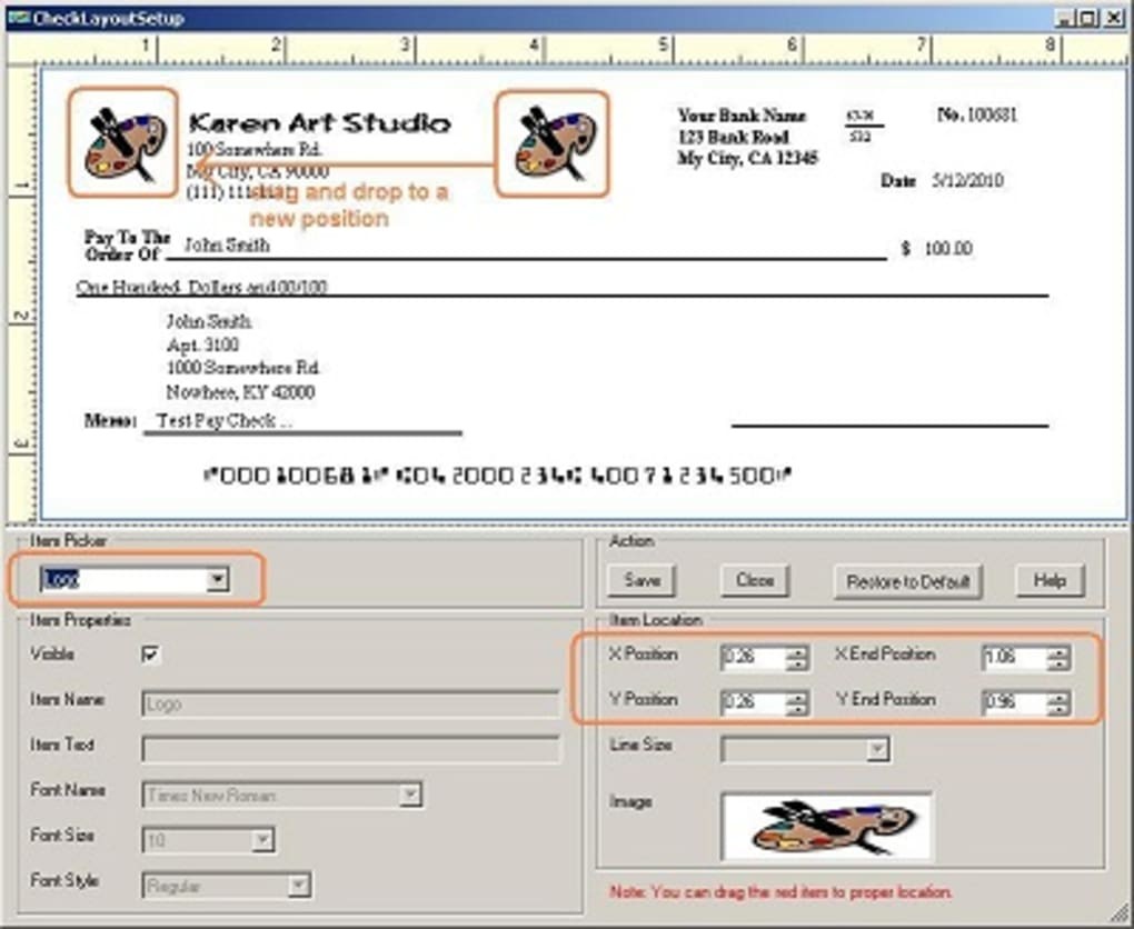 free download software for checksoft check printing
