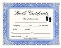 Fake Baby Birth Certificate Ukran Agdiffusion Com Reborn Template