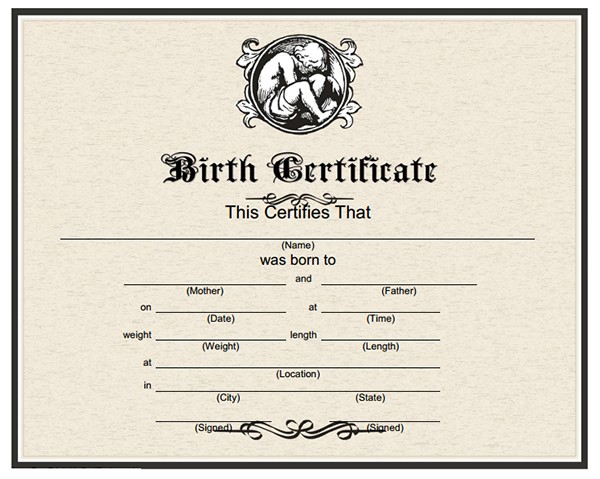 Fake Birth Certificate Maker Ukran Agdiffusion Com Certificates Free