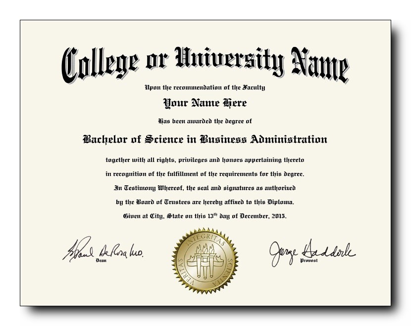 Fake College And University Diplomas Starting At Only 59 Each Degree Template