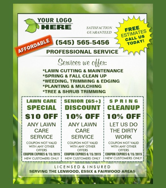 Fall Clean Up Flyer Template 16 Best