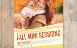 Fall Mini Session Template Flyer Templates Creative Market Free Photography