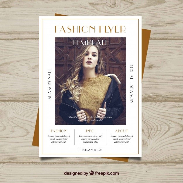 Fashion Brochure Template Vector Free Download