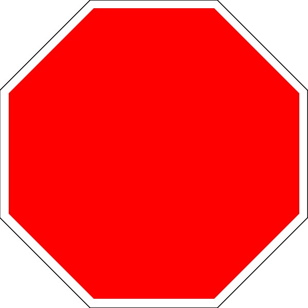File Blank Stop Sign Octagon Svg Wikimedia Commons Image Free