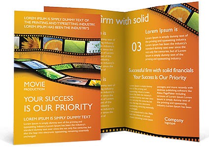 Film Brochure Template Design ID 0000000685 SmileTemplates Com Movie