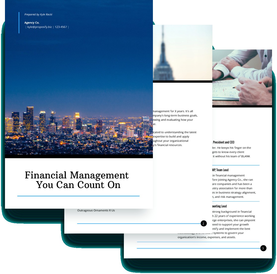 Financial Services Proposal Template Free Sample Proposify