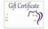 Fitness Gift Certificate Template Simple Writing Templates Cosmetology