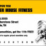Fitness Gym Gift Card Template