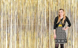 Foil Streamer Backdrops Metallic Colours For Photo Booths Kidz Gold Streamers