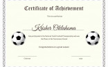 Football Certificate Templates Free Luxury Certificates