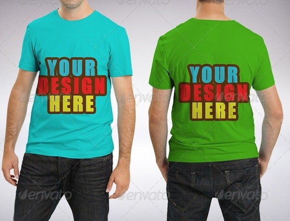 T Shirt Front And Back Psd - carlynstudio.us