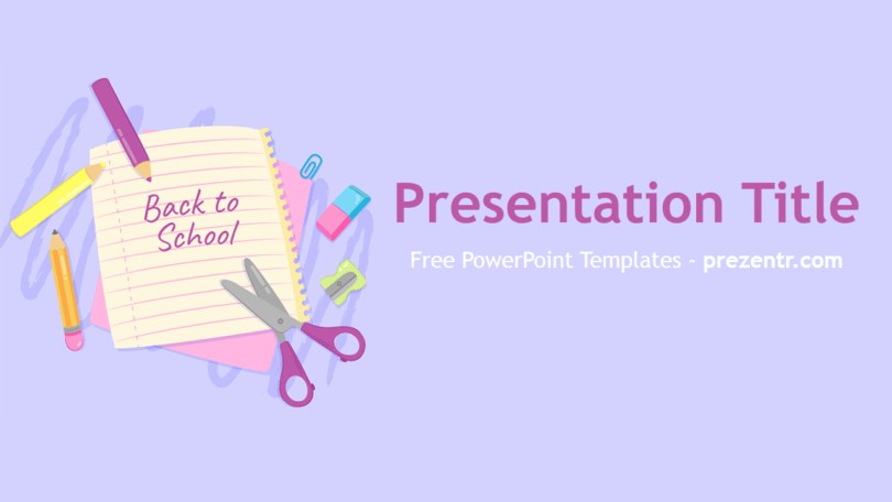 Free Back To School PowerPoint Template Prezentr Templates Ppt