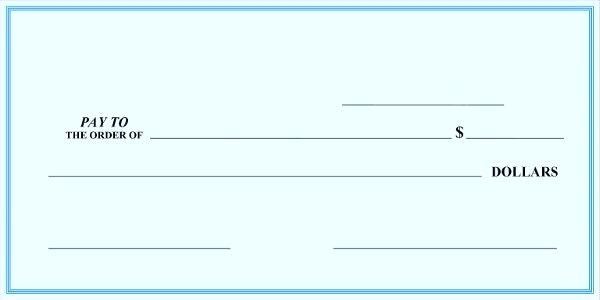 Free Blank Check Template Download Templates For Word Editable 5 Presentation