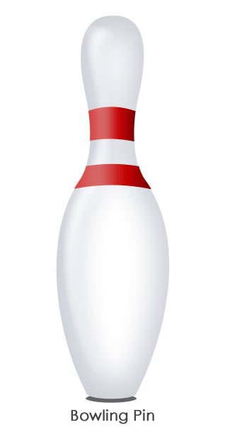 Free Bowling Pin Stencil Printable Template ClipArt