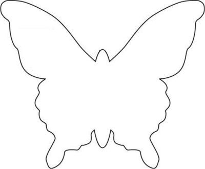Free Butterfly Template Download Clip Art On