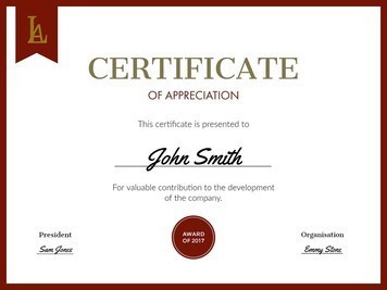 Free Certificate Maker Create Custom Certificates Adobe Spark Of Appreciation