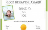 Free Certificate Of Good Behavior Customize Print Printable
