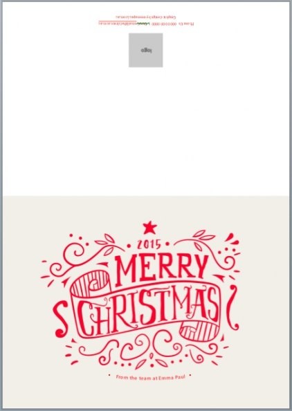 Free Christmas Card Templates In Word Penaime Com Photo For