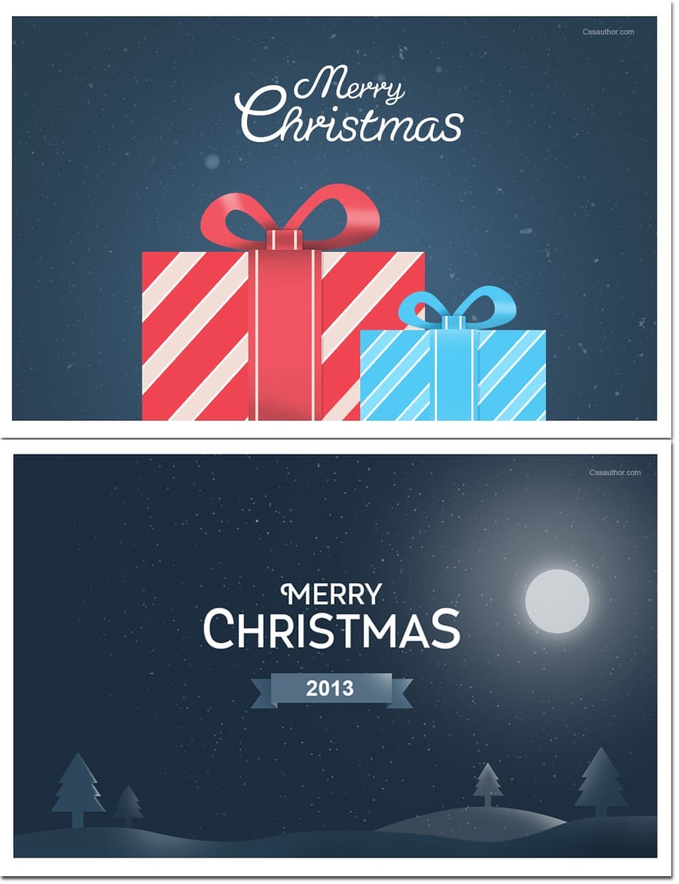 Free Christmas Greeting Cards Icons Decorative Elements Card Psd
