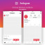 FREE Instagram Feed Profile Screen PSD UI 2016 On Behance Free Template Download