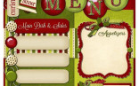 Free Menu Templates Xmas Christmas Template Word Sinnalba Co Blank