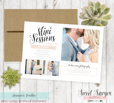 Free Mini Session Photography Template Sweet Sawyer Photo Co Templates
