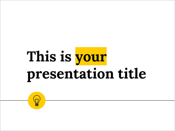 Free Minimal And Clean Powerpoint Template Or Google Slides Theme