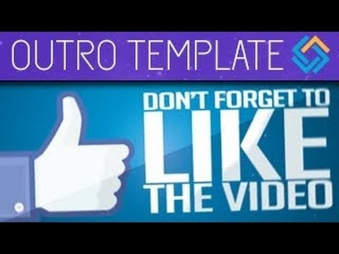 Free Outro 1 After Effects 2D Template FREE DOWNLOAD
