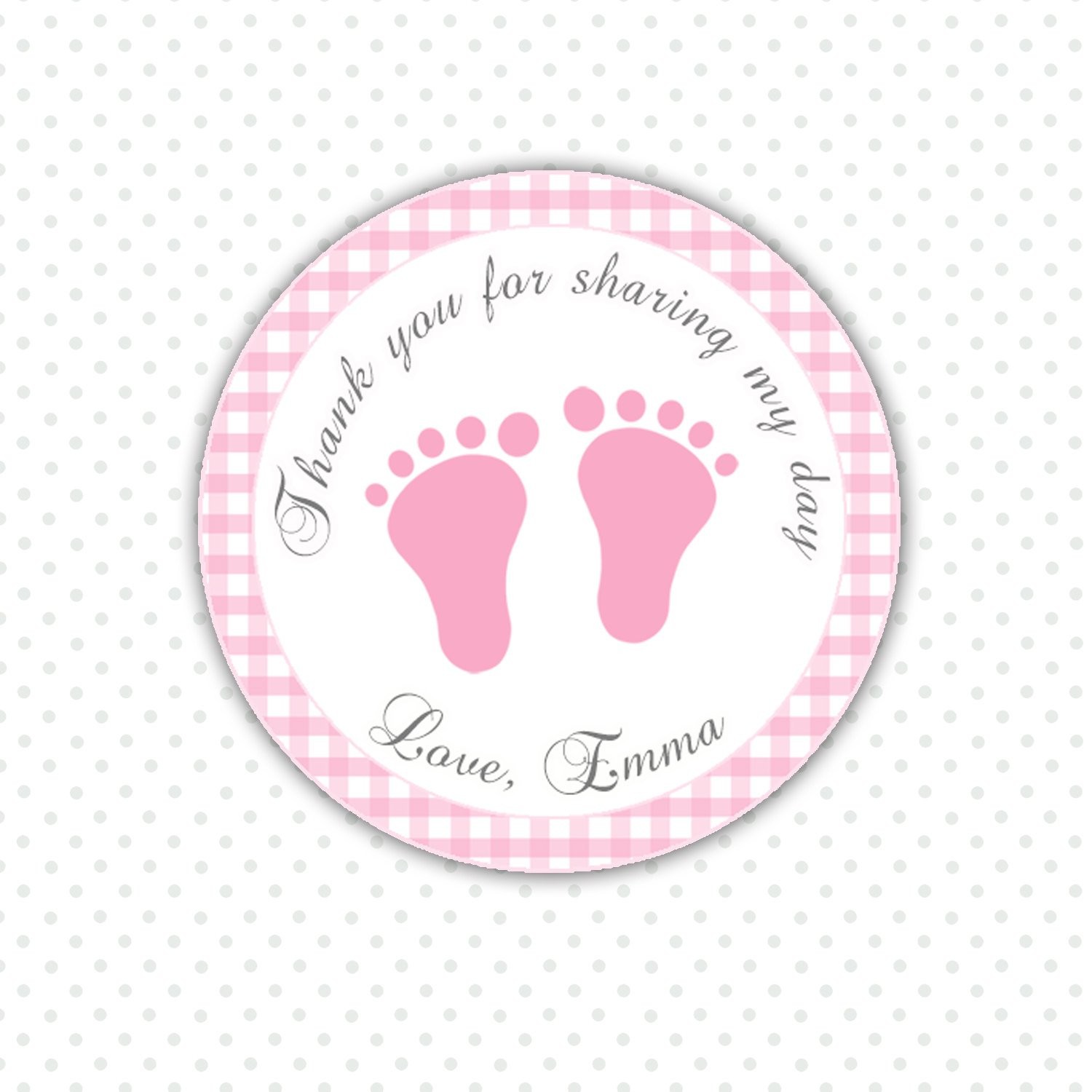 Free Printable Baby Shower Favor Tags Template