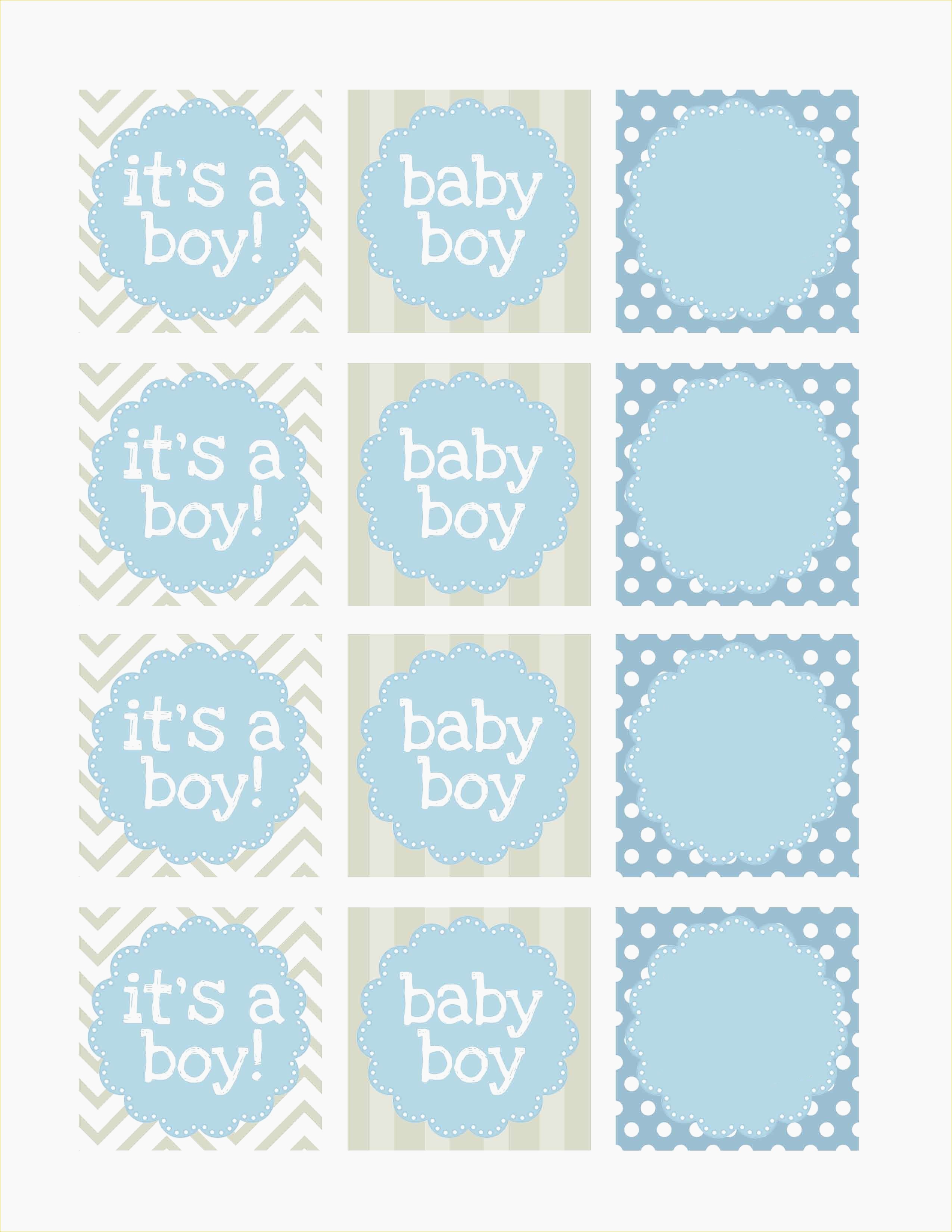 Free Printable Baby Shower Gift Tags Sample