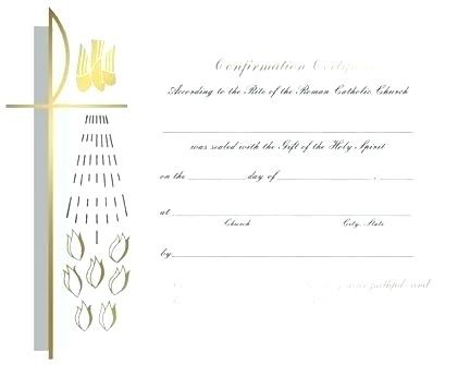 Free Printable Baptism First Communion And Confirmation Certificates Catholic Certificate Template