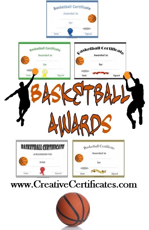 Free Printable Basketball Certificates And Awards That Can Be Certificate Downloads