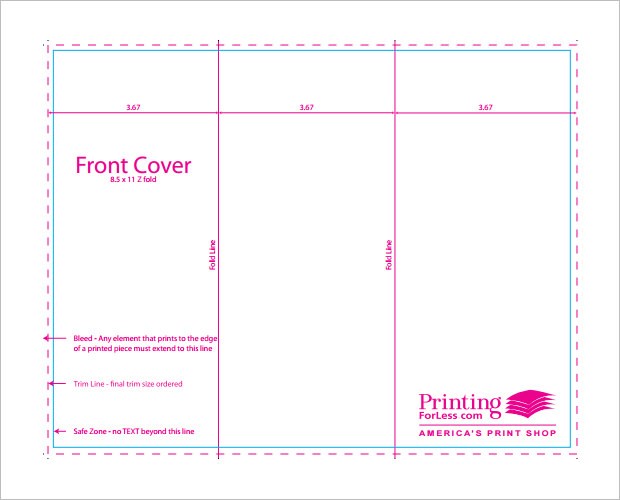 Free Printable Brochure Template Blank Barrel