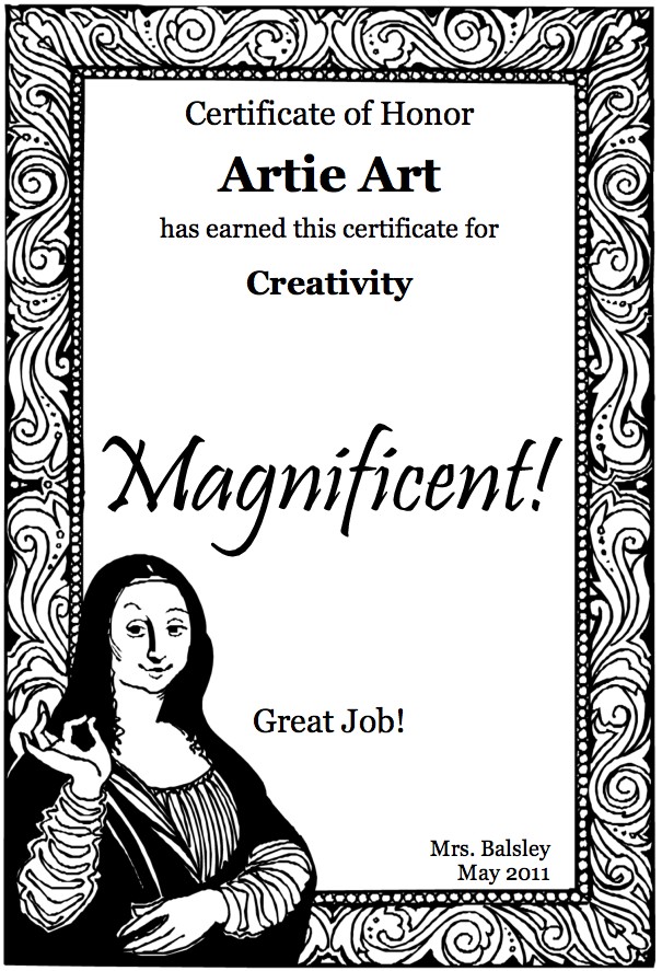 Free Printable Certificates The Art Of Ed Certificate Template